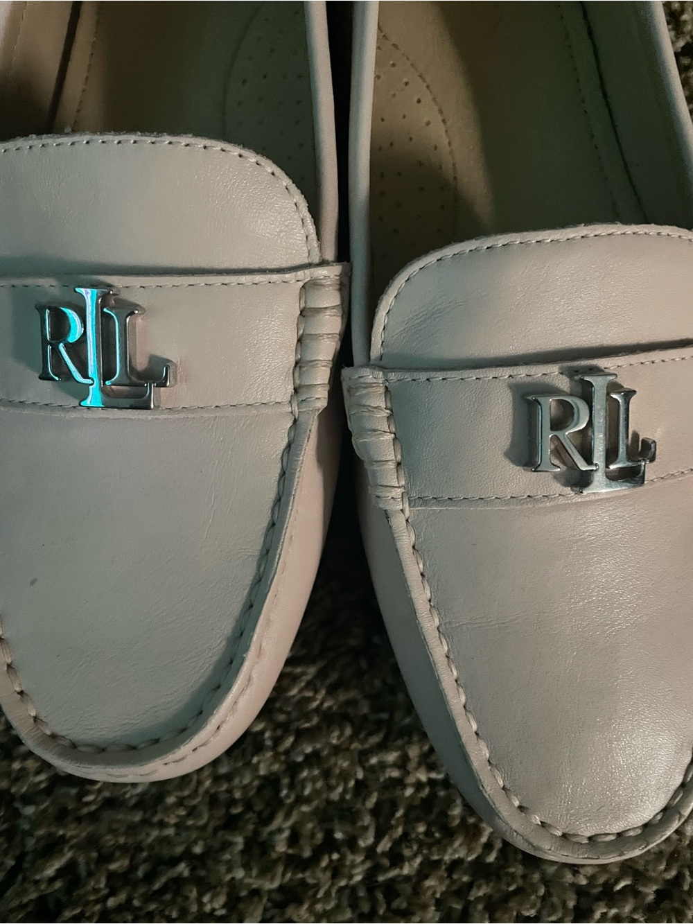 Ralph Lauren Pale Pink Leather RL Bit Loafers. Never Worn. Bought the wrong size - Picture 7 of 10